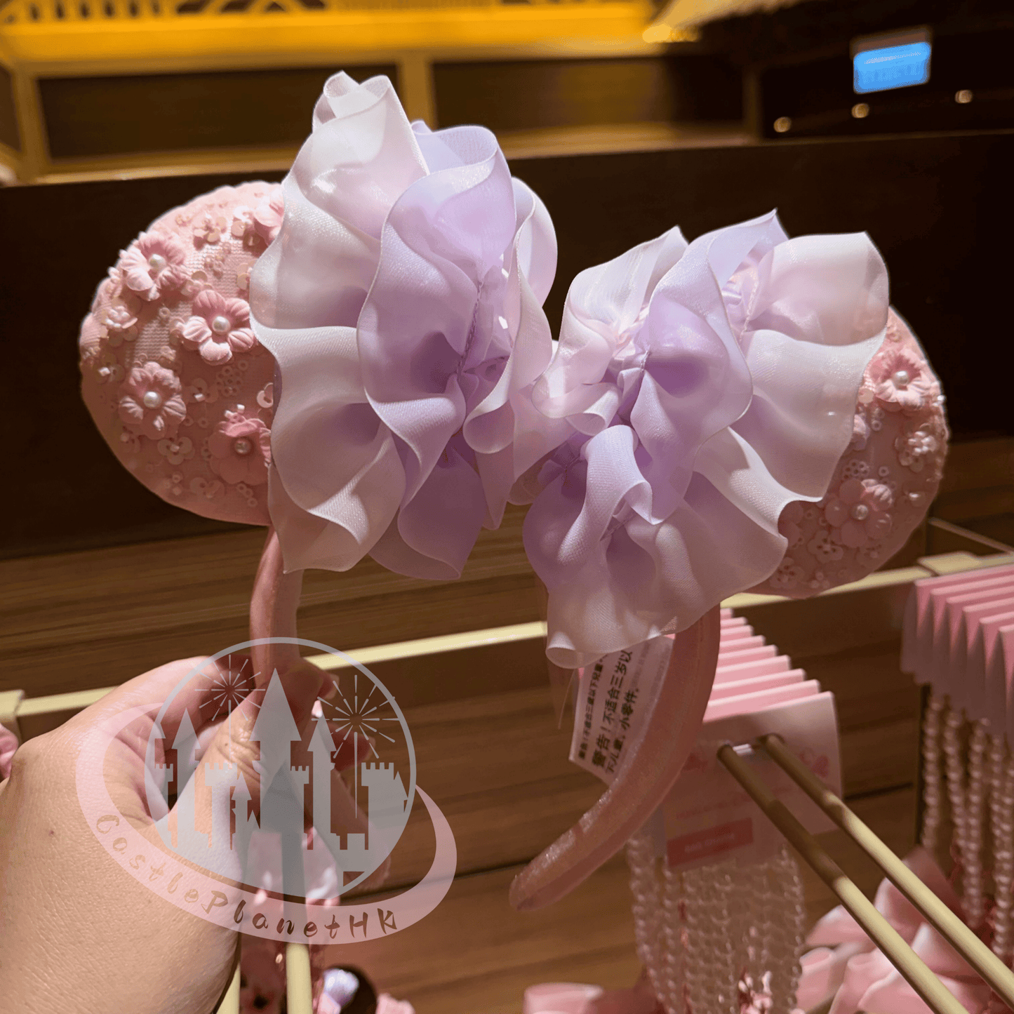 "Pre-Order" HKDL - Minnie Mouse ears Headband, Spring Flowery 2026