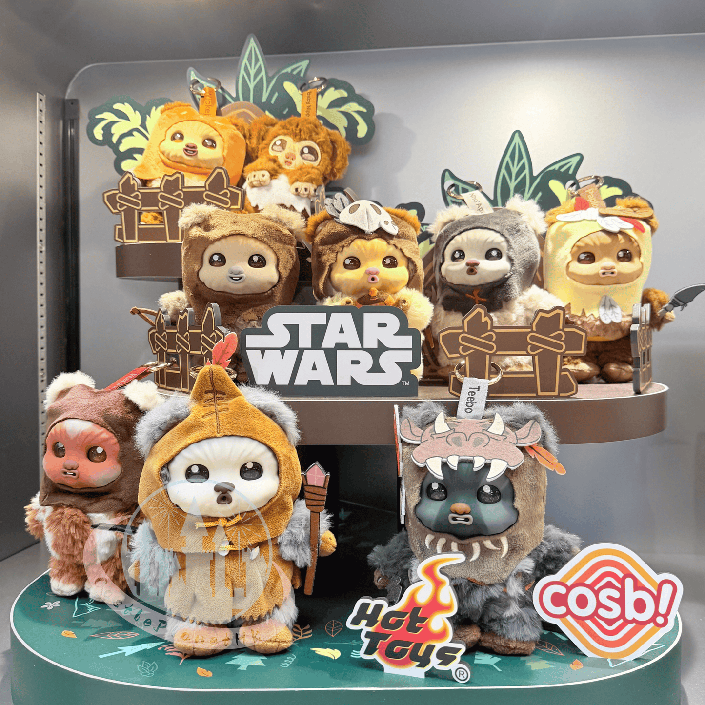 “Pre-Order” Other - Disney Star Wars Ewoks Plush Keychain Blind Box Series 2 , COSBI