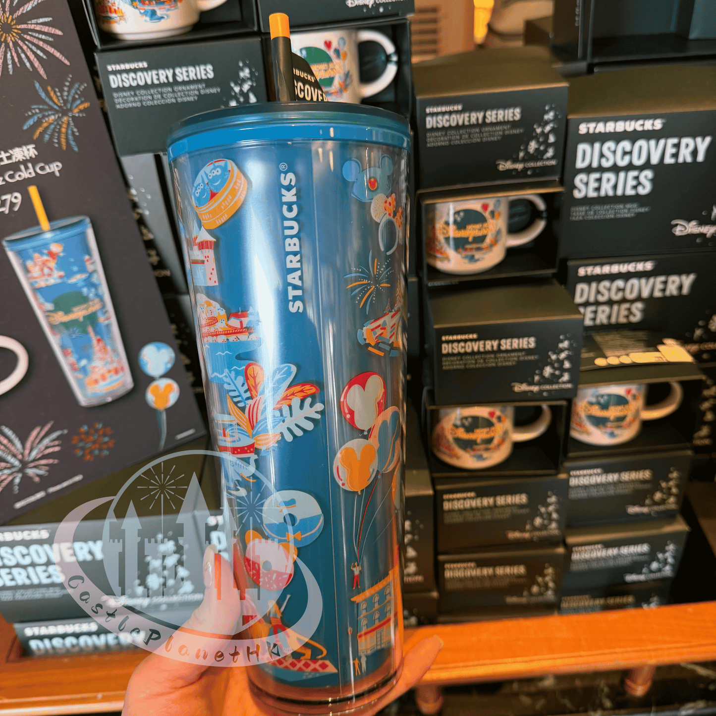“Pre-order” HKDL - Starbucks + HKDL 24OZ Cold Cup with Straw Accessories, Starbucks Discovery Series 2026