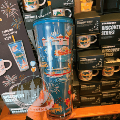 “Pre-order” HKDL - Starbucks + HKDL 24OZ Cold Cup with Straw Accessories, Starbucks Discovery Series 2026