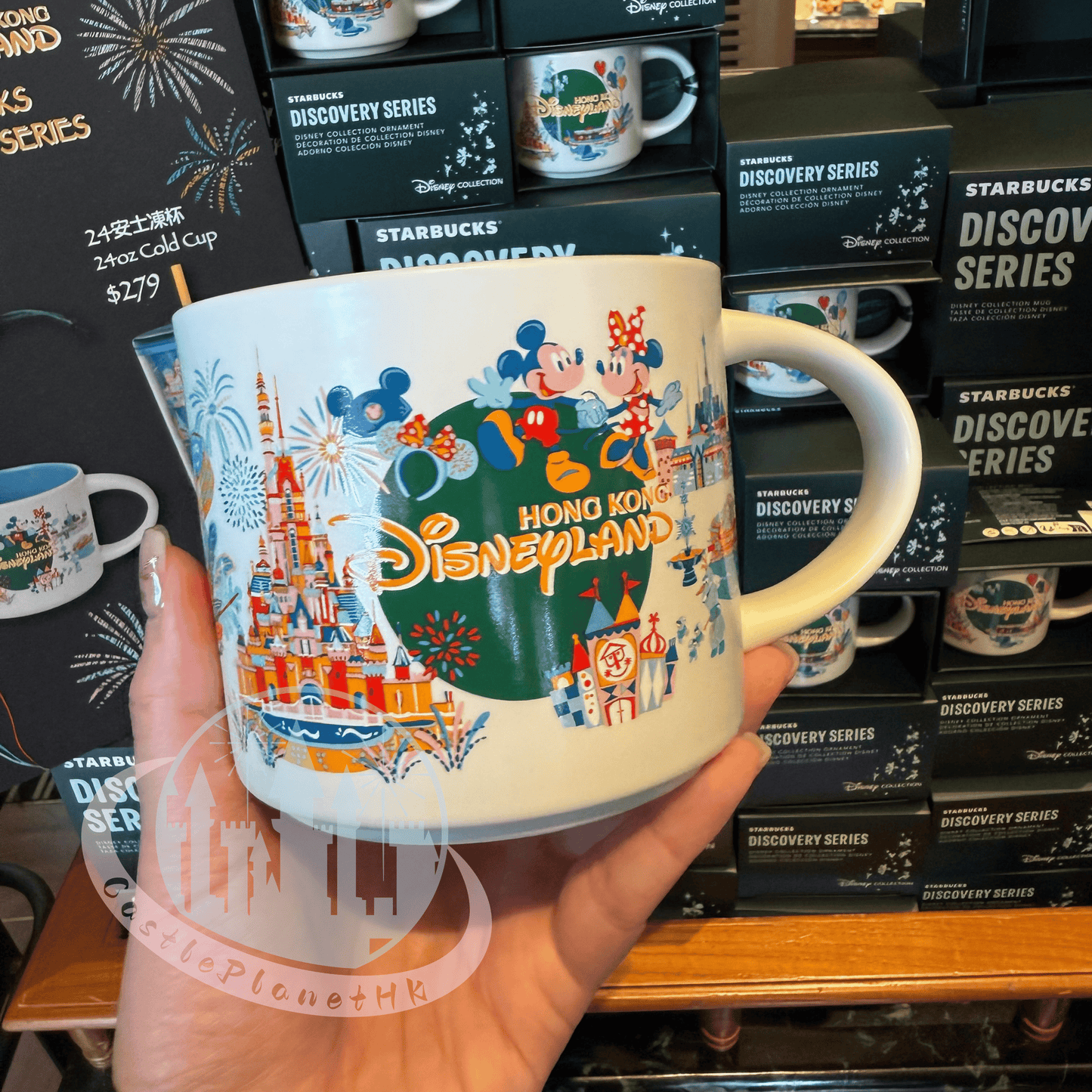 “Pre-order” HKDL - Starbucks + HKDL 14 oz Ceramic Mug, Starbucks Discovery Series 2026