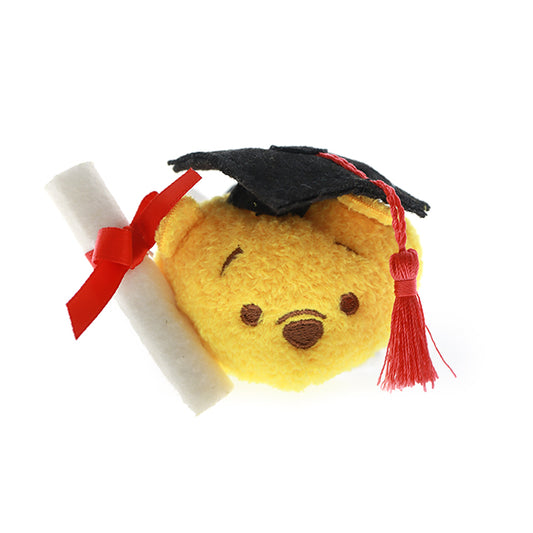 HKDL  - Winnie the Pooh Graduation Mini (S) (TSUM TSUM)【Ready Stock】