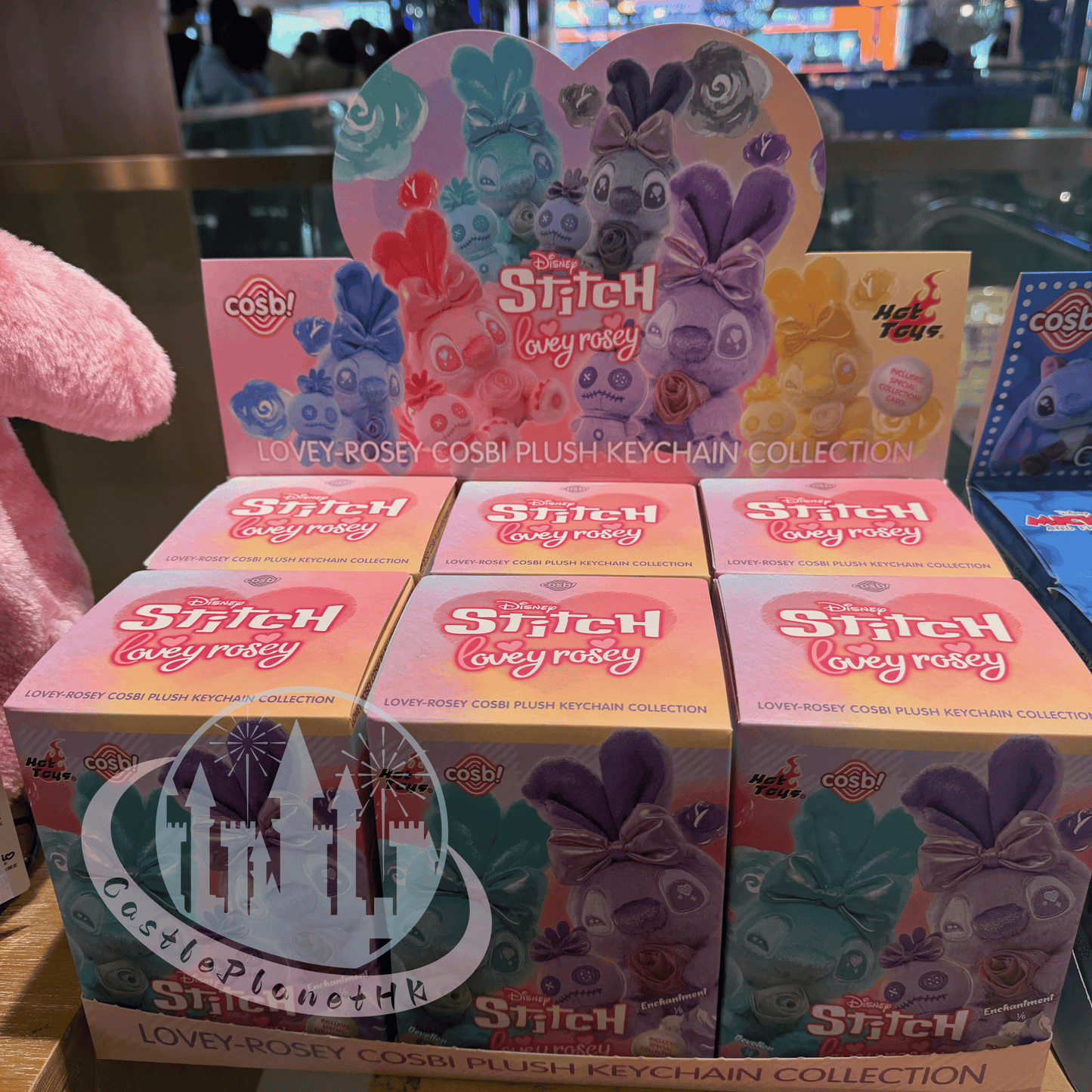“Pre-Order” Other - LOVEY ROSEY Disney Stitch Plush Keychain Blind Box, COSBI