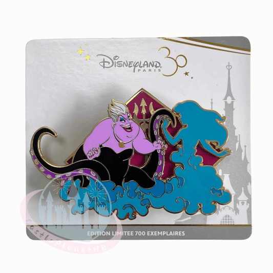 "Pre-Order" DLRP - Ariel and Ursula Limited Edition pin, Villains and Silhouettes in Flames 2025