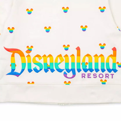 “Pre-order” HKDL - Disneyland Mickey Mouse Zip Hoodie for Adults, Disney Pride Collection