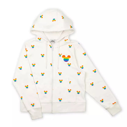 “Pre-order” HKDL - Disneyland Mickey Mouse Zip Hoodie for Adults, Disney Pride Collection