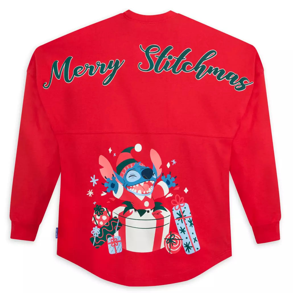 “Pre-order” HKDL - Stitch Holiday Spirit Jersey for Adults, Lilo & Stitch (Christmas 2024)