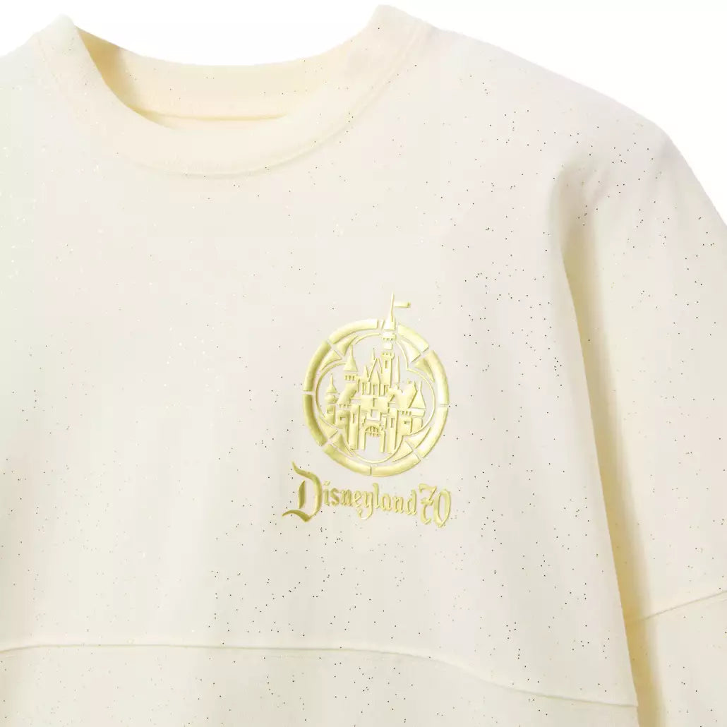 "Pre-Order" HKDL - Disneyland 70th Anniversary Castle Logo Spirit Jersey for Adults