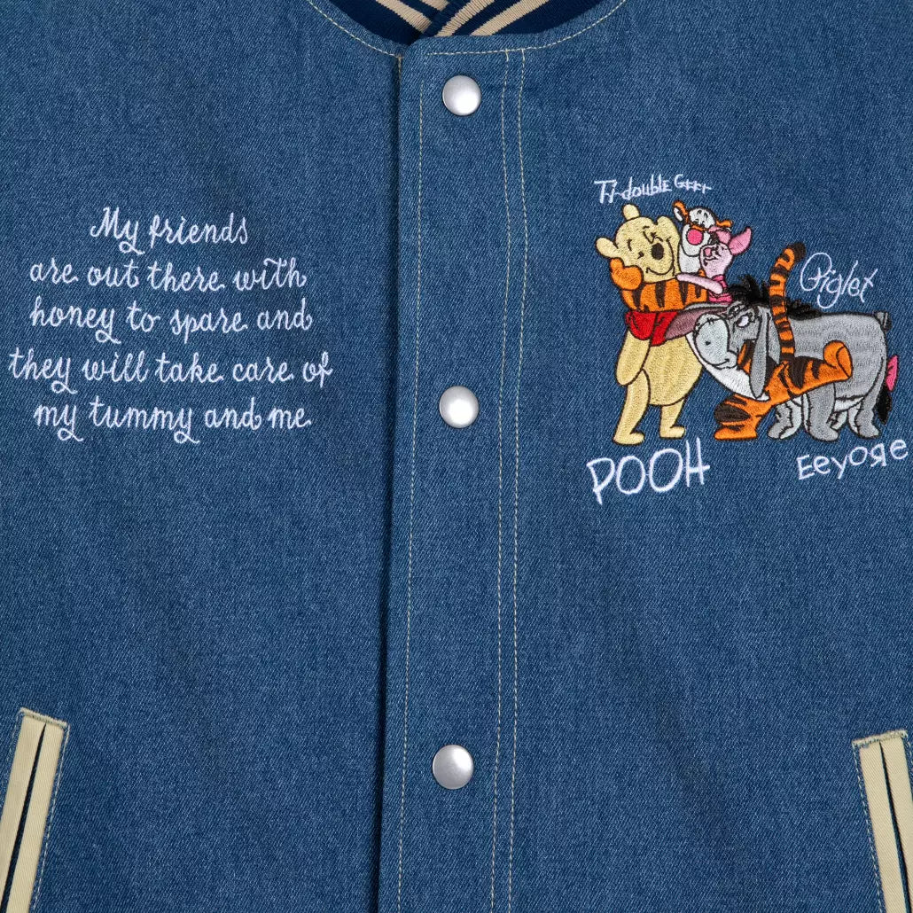 "Pre-Order" HKDL - Winnie the Pooh Varsity Jacket for Adults