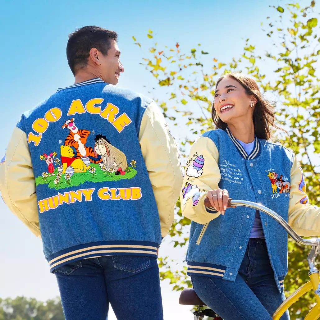 "Pre-Order" HKDL - Winnie the Pooh Varsity Jacket for Adults