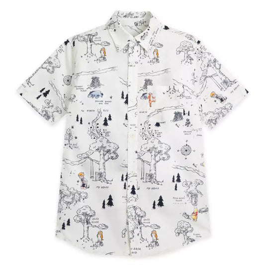"Pre-Order" HKDL - Winnie the Pooh Woven Shirt for Adults