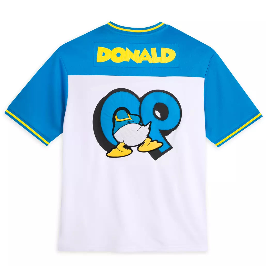 “Pre-order” HKDL - Donald Duck 90th Anniversary Back to Front Football Jersey for Adults