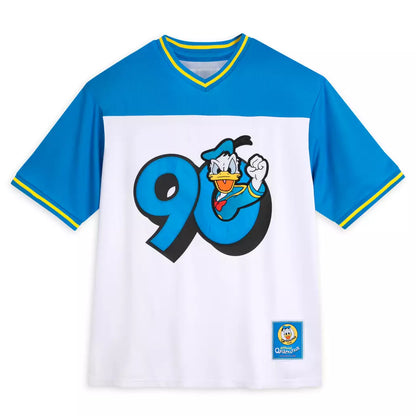 “Pre-order” HKDL - Donald Duck 90th Anniversary Back to Front Football Jersey for Adults