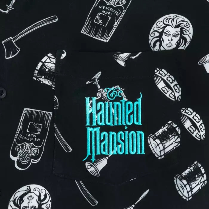 "Pre-Order" HKDL - The Haunted Mansion Button Down Shirt for Adults