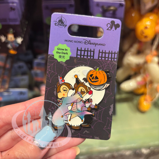 "Pre-Order" HKDL - Chip & Dale Pin, 2025 “Halloween Party”