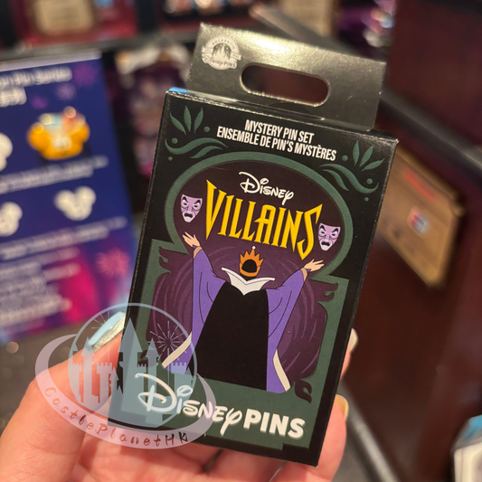 "Pre-Order" HKDL - Disney Villains Blind Mystery Pin Set