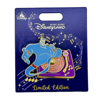 "Pre-Order" HKDL - Genie Limited Edition Pin, Disney Vinyl Record Player Series 2026