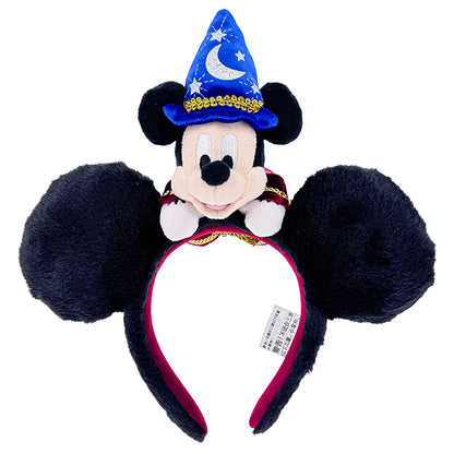 HKDL - Sorcerer Mickey Plush Ears Headband (Sorcerer Mickey 2025)【Ready Stock】