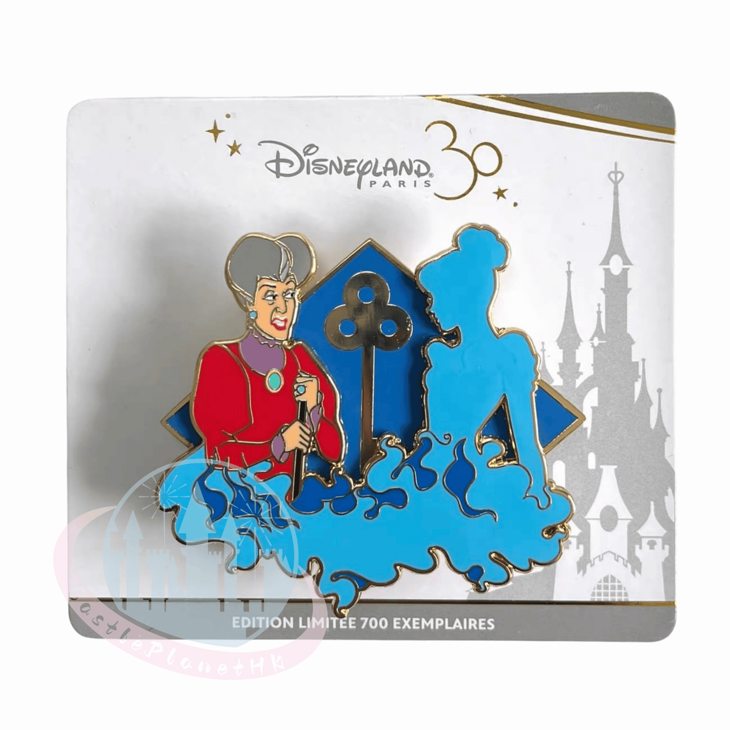 "Pre-Order" DLRP - Madame Tremaine and Cinderella Limited Edition pin, Villains and Silhouettes in Flames 2025