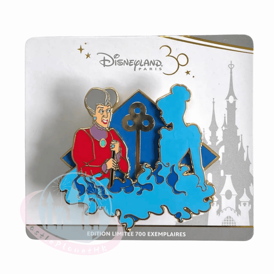 "Pre-Order" DLRP - Madame Tremaine and Cinderella Limited Edition pin, Villains and Silhouettes in Flames 2025