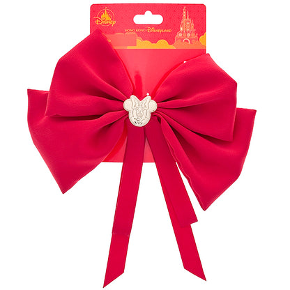 "Pre-Order" HKDL - Minnie Red Bow Hair Clip (Chinese New Year 2026)