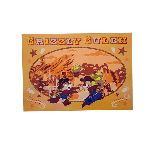 "Pre-Order" HKDL - Postcard, Chip ’n’ Dale Grizzly Gulch 2026