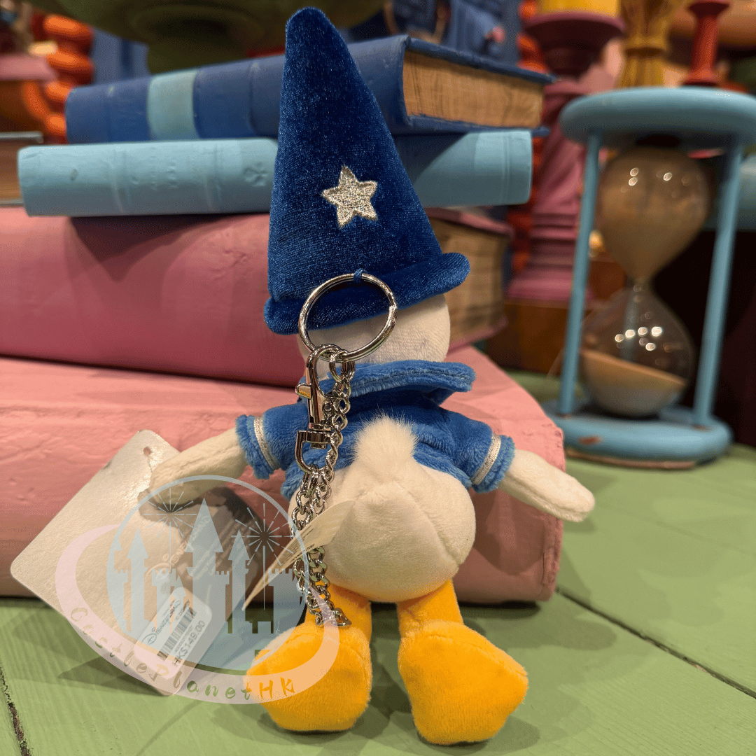 HKDL - Angry Sorcerer Donald Duck Plush Keychain【Ready Stock】