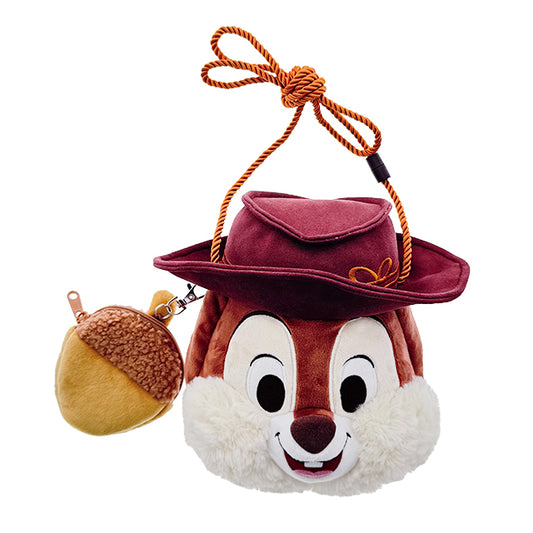 "Pre-Order" HKDL - Chip Plush Shoulder Bag, Chip ’n’ Dale Grizzly Gulch 2026