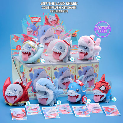 “Pre-Order” Other - Marvel Jeff the Land Shark Plush Keychain Blind Box, COSBI