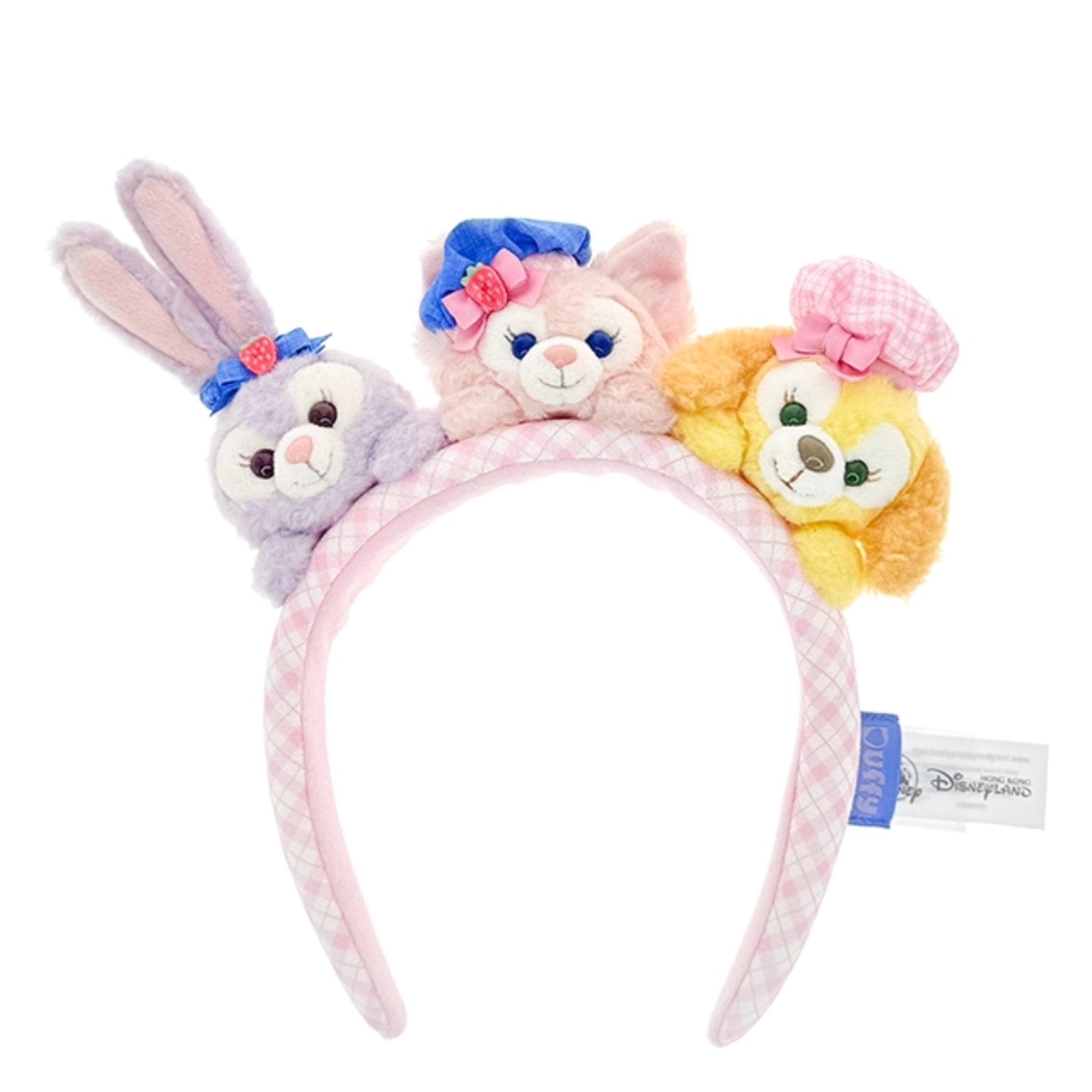 "Pre-Order" HKDL - StellaLou, LinaBell & CookieAnn Plush Headband for Adults, Duffy and Friends Sweet Springtime Explorations 2025