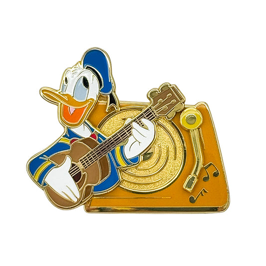 "Pre-Order" HKDL - Donald Duck Limited Edition Pin, Disney Vinyl Record Player Series