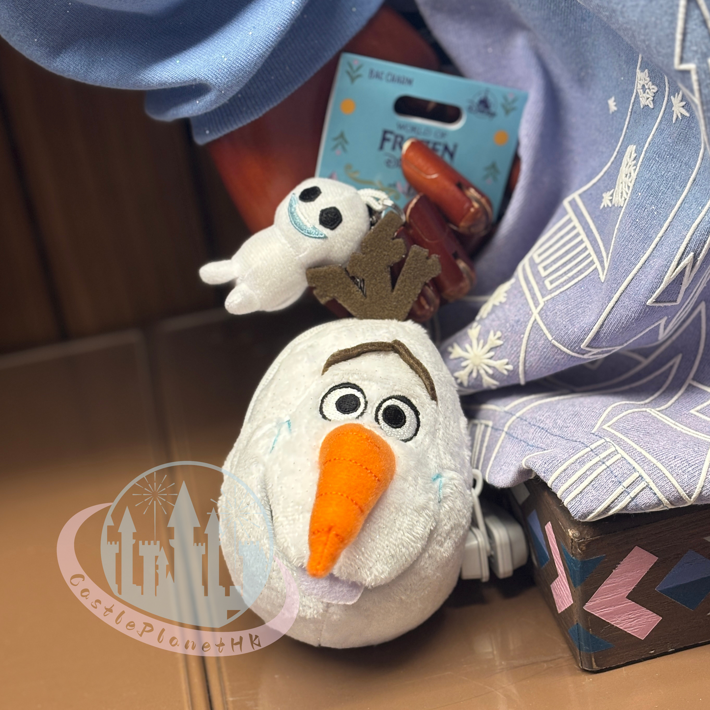 "Pre-Order" HKDL - Olaf Plush Pouch Bag Charm, Frozen
