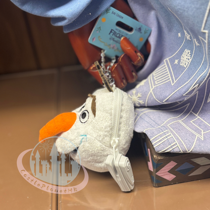 "Pre-Order" HKDL - Olaf Plush Pouch Bag Charm, Frozen