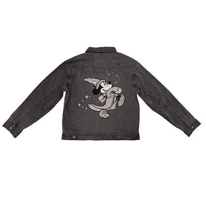 “Pre-order” HKDL - Sorcerer Mickey Grey Denim Jacket for Men