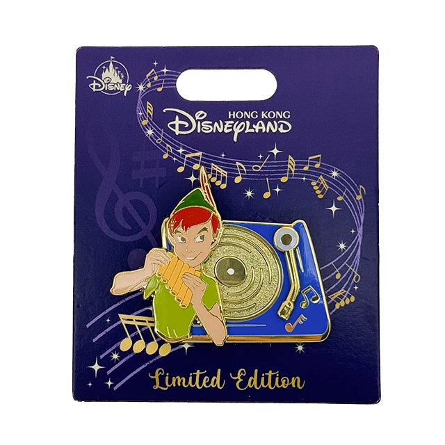 "Pre-Order" HKDL - Disney Vinyl Record Player Series – Peter Pan Limited Edition Pin