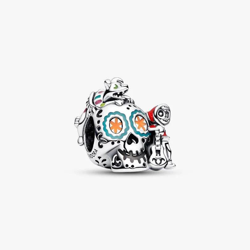 “Pre-order” HKDL - Miguel & Dante Skull Glow-in-the-dark Charm, Pixar Coco (Disney X PANDORA)