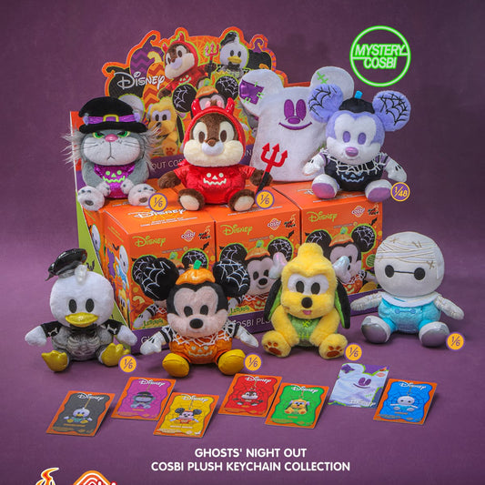 “Pre-Order” Other - Disney Ghosts' Night Out Plush Keychain Blind Box, COSBI