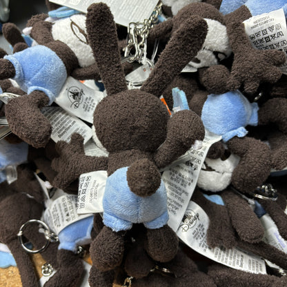 HKDL - Oswald The Lucky Rabbit Plush Keychain - Lucky Oswald【Ready Stock】