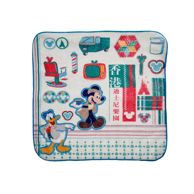 "Pre-Order" HKDL - Mickey & Donald mini Towel, Mickey and Friends Hong Kong Vintage Collection 2026