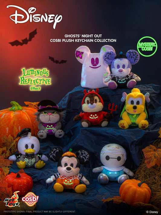 “Pre-Order” Other - Disney Ghosts' Night Out Plush Keychain Blind Box, COSBI