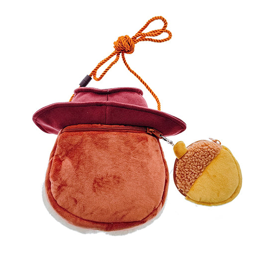 "Pre-Order" HKDL - Chip Plush Shoulder Bag, Chip ’n’ Dale Grizzly Gulch 2026