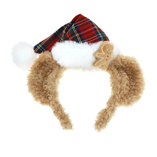 HKDL - Duffy Santa Hat Ears Headband (Sweet Winter Time 2023)【Ready Stock】