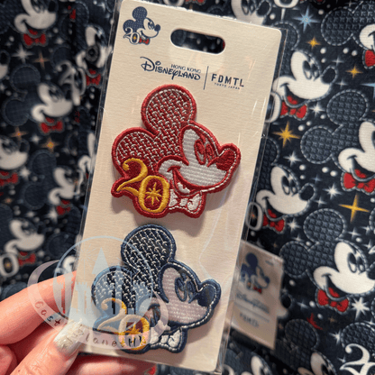 "Pre-Order" HKDL - Mickey Mouse Ironing/Sewing Applique/Fabric Patch, FDMTL Collection (HKDL 20th Anniversary Grand)