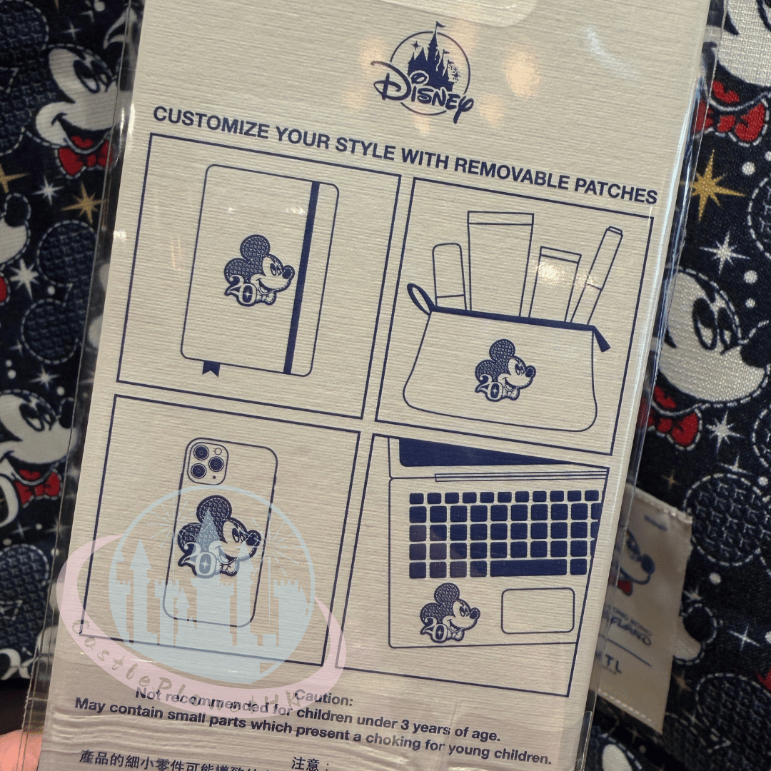 "Pre-Order" HKDL - Mickey Mouse Ironing/Sewing Applique/Fabric Patch, FDMTL Collection (HKDL 20th Anniversary Grand)