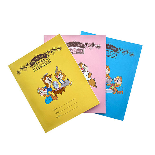 HKDL - Chip 'n' Dale Hong Kong Heritage Notebook Set of 3 (Chip 'n' Dale Hong Kong Heritage series)【Ready Stock】