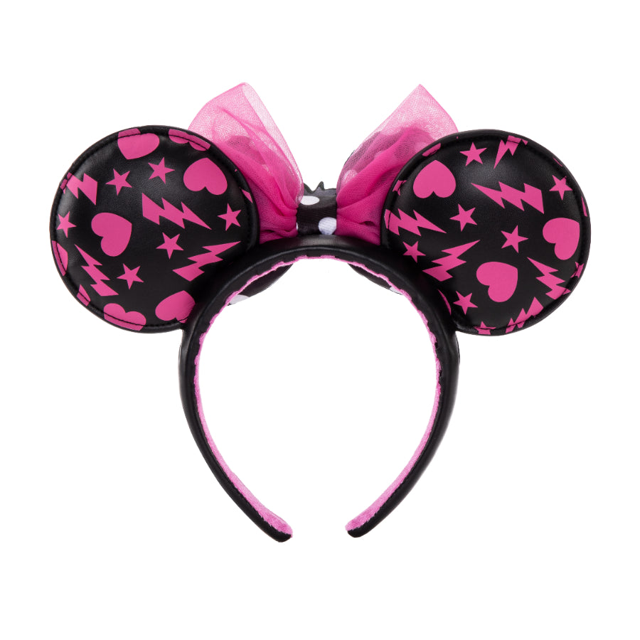 “Pre-order” HKDL - Minnie ear Headband for Adults, Halloween Spooky Rock Band 2026