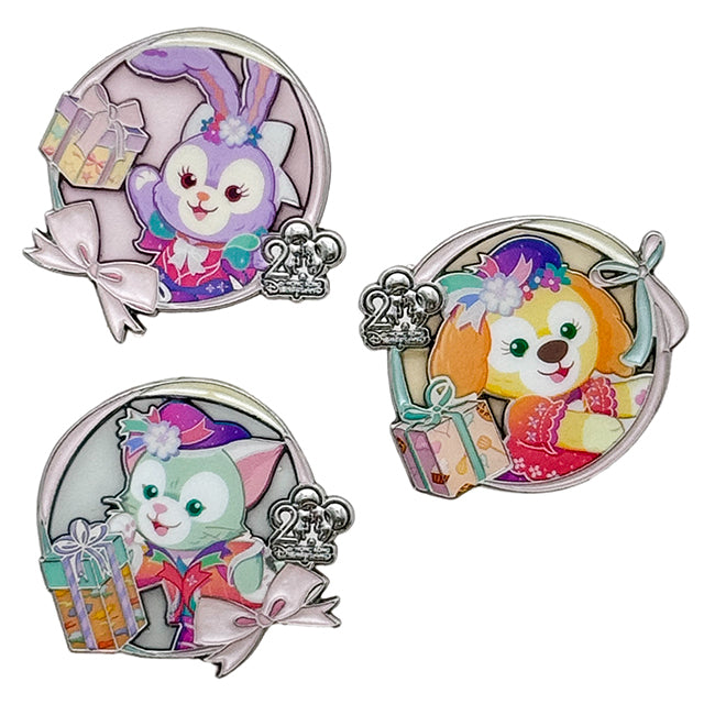 "Pre-Order" HKDL - Duffy and Friends Mystery Pin Set, HKDL 20th Anniversary Grand Celebration