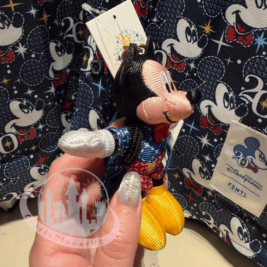 "Pre-Order" HKDL - Mickey Mouse Plush Keychain, FDMTL Collection (HKDL 20th Anniversary Grand)