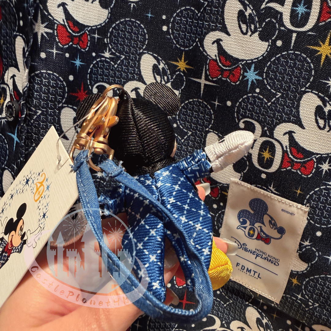 "Pre-Order" HKDL - Mickey Mouse Plush Keychain, FDMTL Collection (HKDL 20th Anniversary Grand)