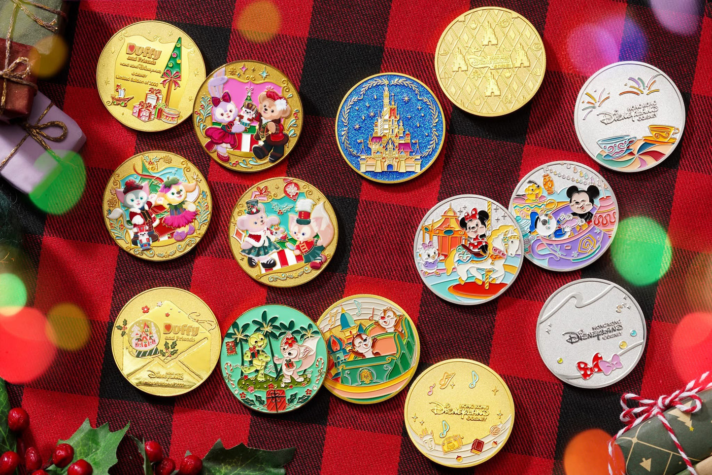 "Pre-Order" HKDL - 'OluMel and LinaBell (Disney collectible coins)